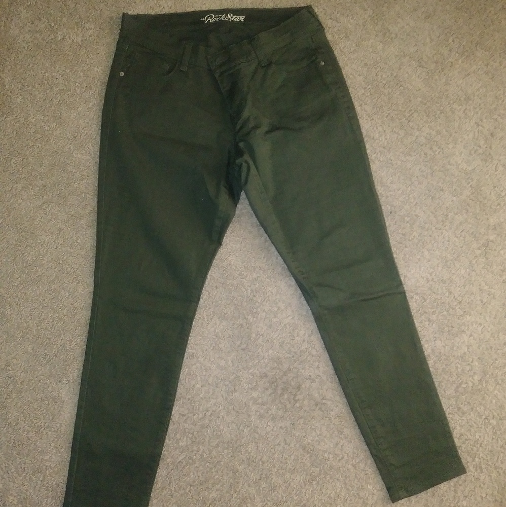 Old navy rockstar pants OLIVE GREEN